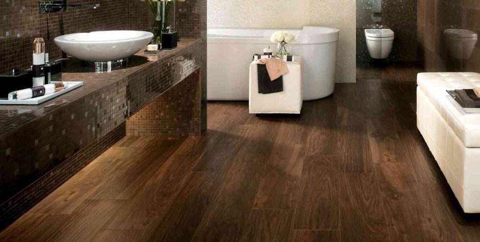 Водостойкий ламинат для ванной