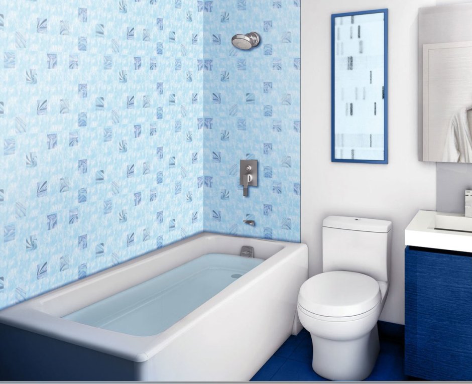 Панель ПВХ листовая 0.3 мм 960х485 мм терраццо Неаполь 0.47 м²