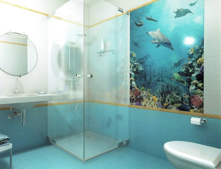 Панель ПВХ Кронапласт подводный мир