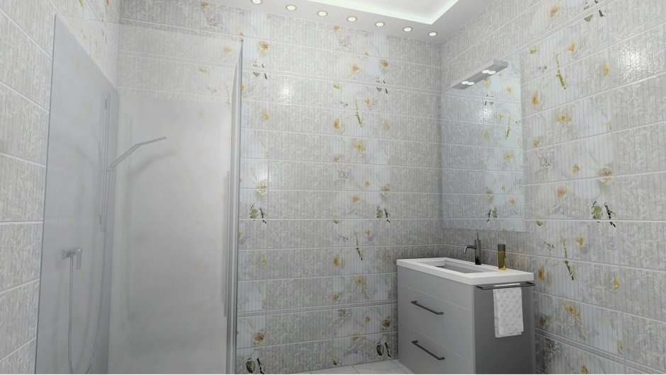 Панель ПВХ 0,25х2,7м Орхидея белая