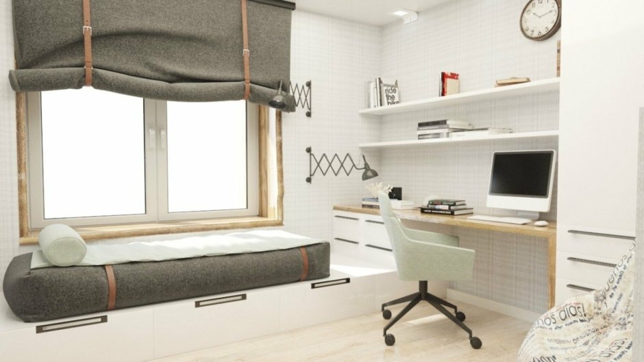 Фотообои в спальне подростка