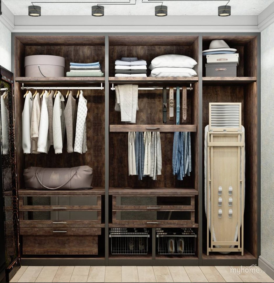 Шкаф гардероб в стиле лофт