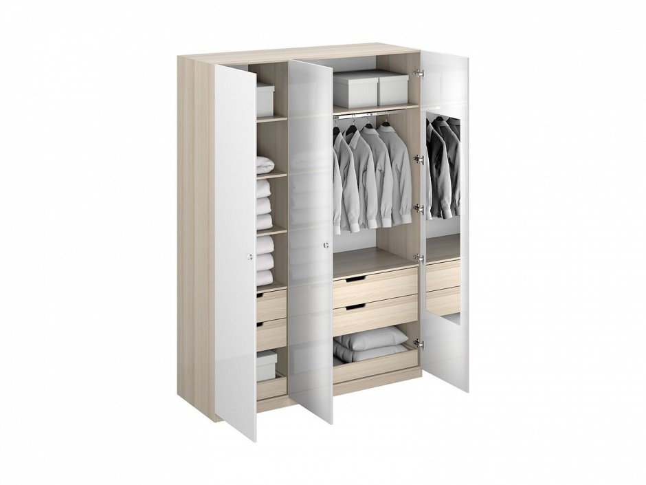 Шкаф трехдверный uno 330653