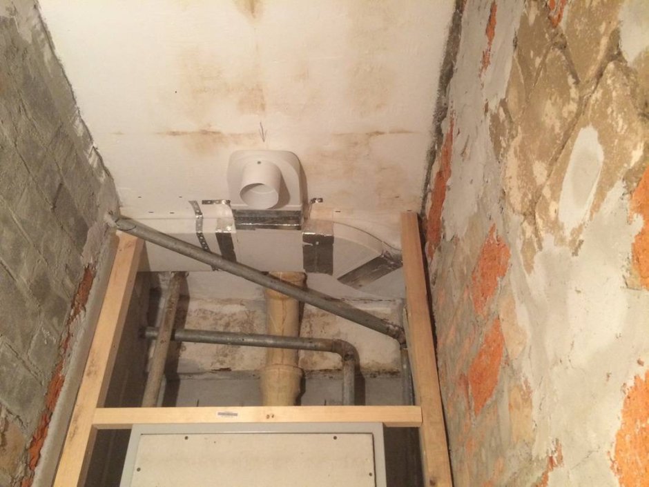 Вентиляция в ванной и туалете