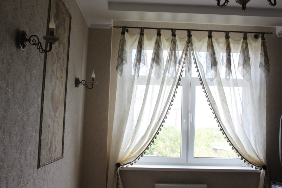 Шторы и тюль на люверсах