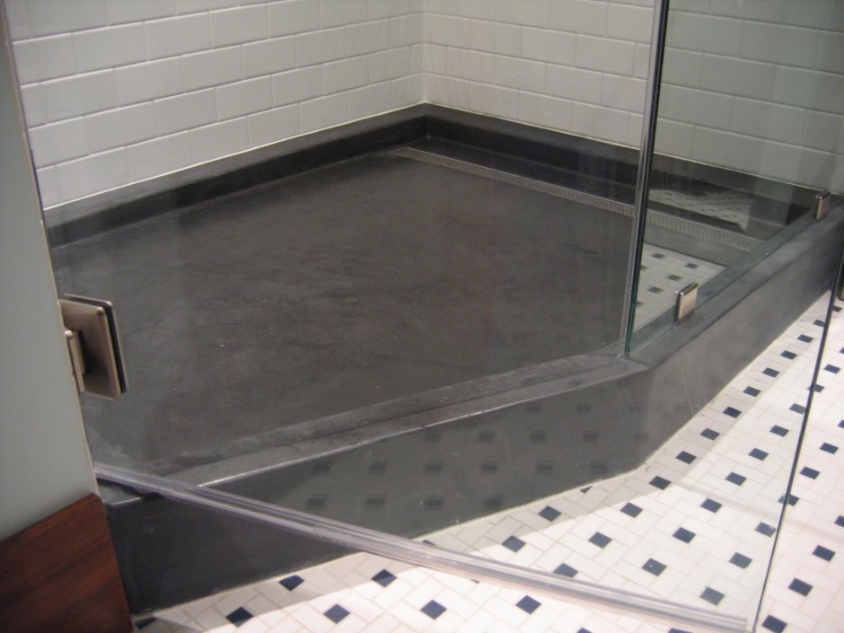 Душевые поддоны из плитки
