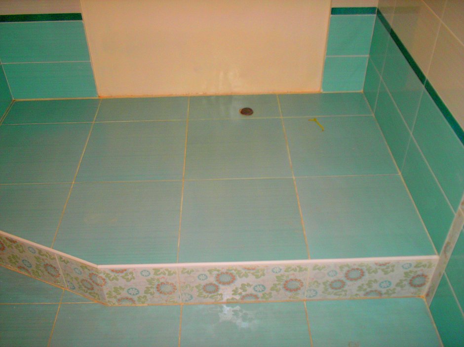 Поддон из плитки