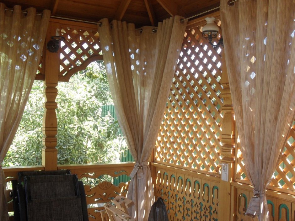 Декор беседки