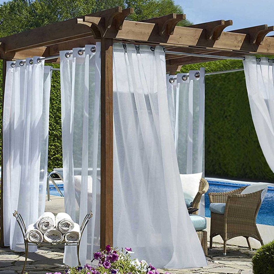 Шторы на террасу