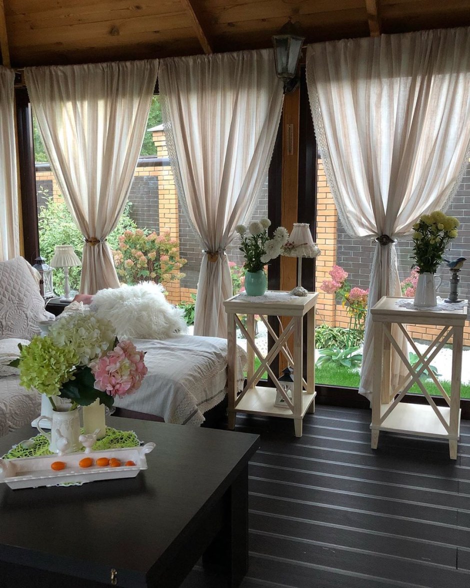 Занавески для беседки