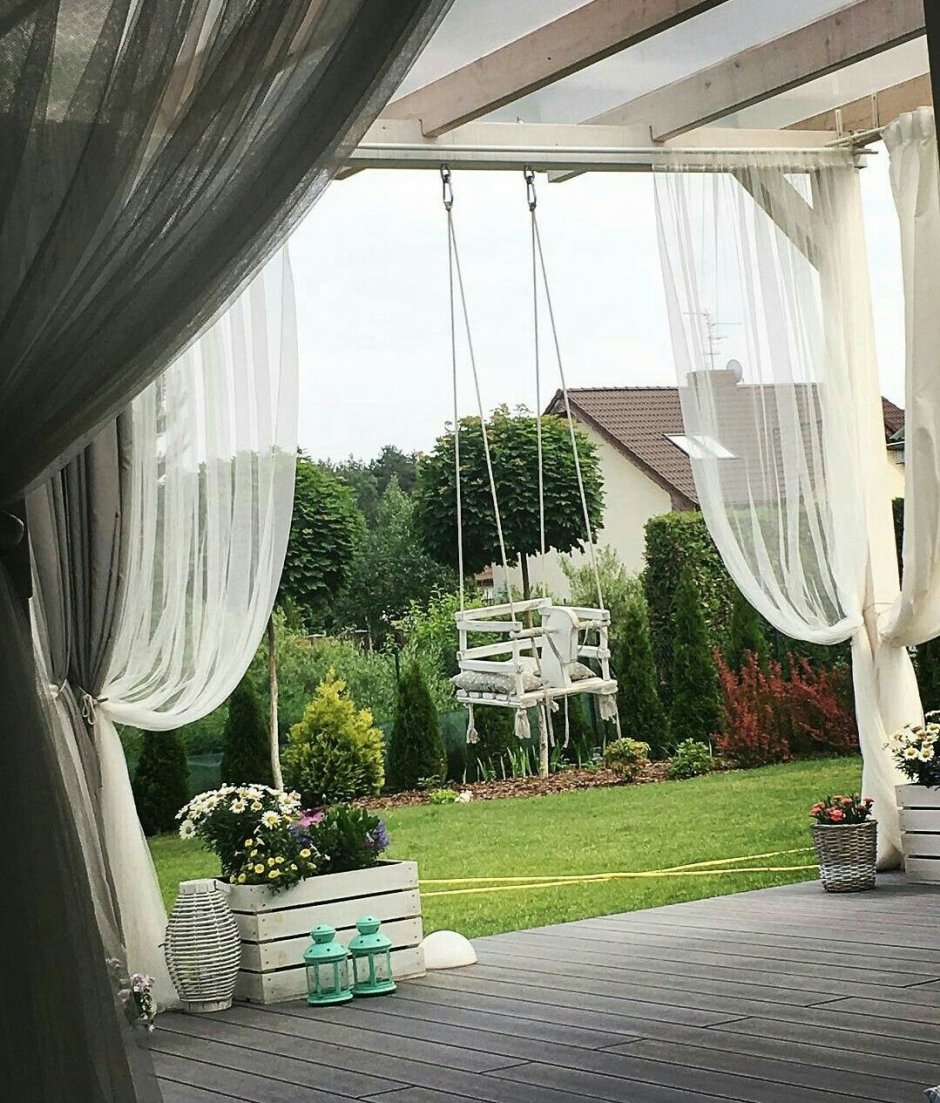 Шторы на веранду