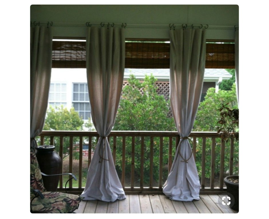 Шторы на террасу