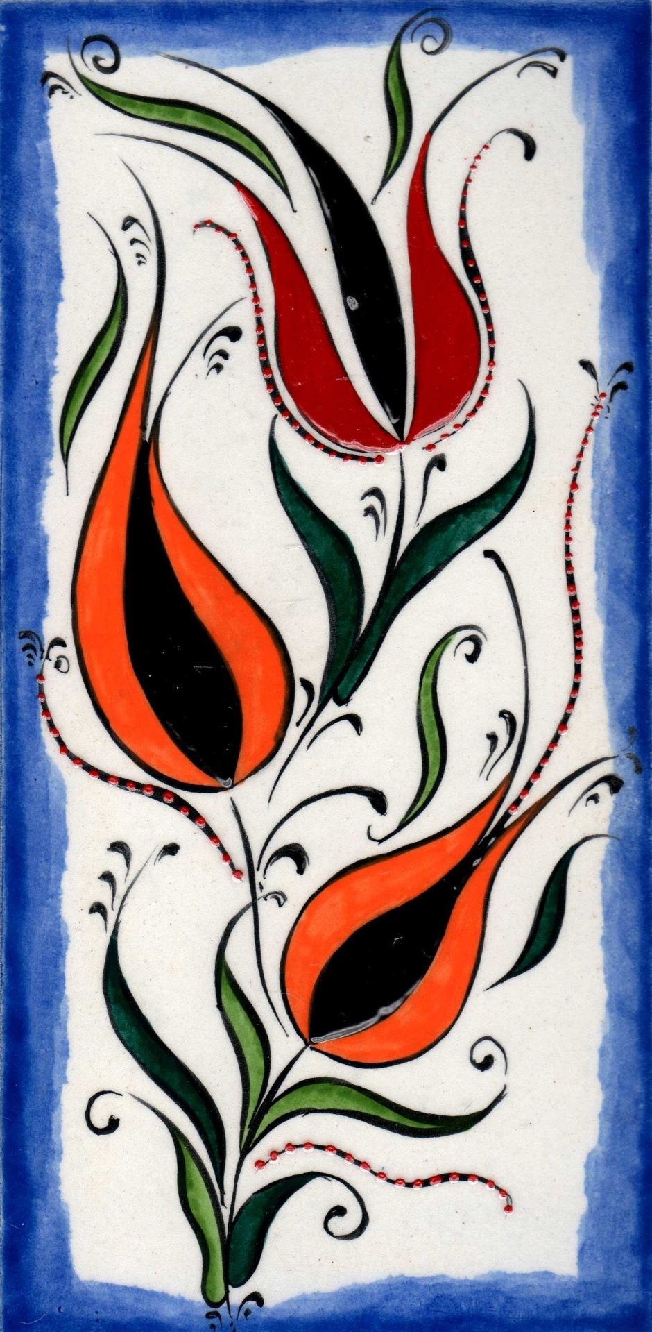 Османский тюльпан орнамент