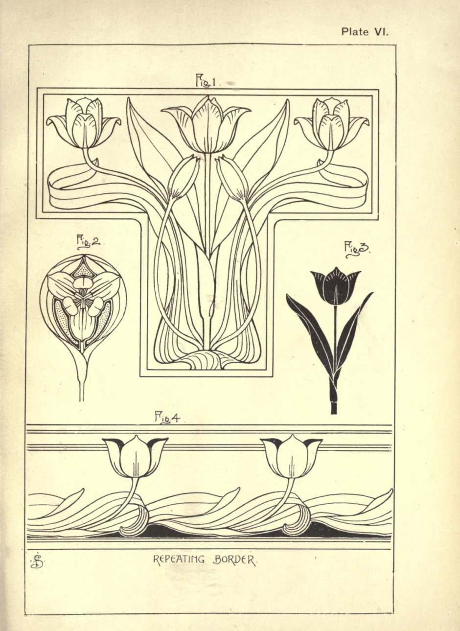 Ар деко нуво Лилия
