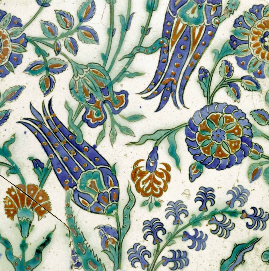 Турецкий тюльпан орнамент