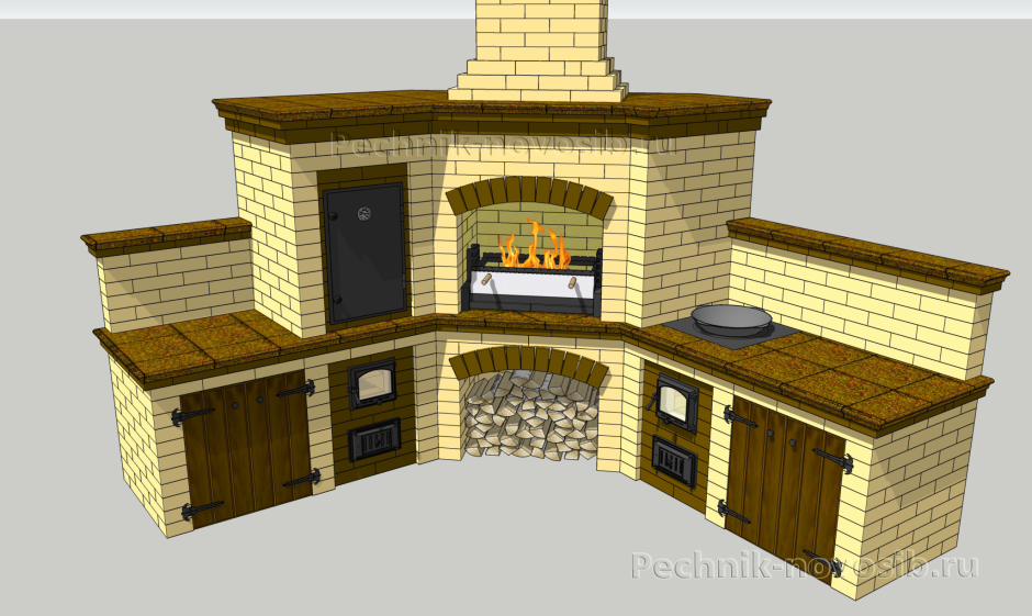 Комплекс барбекю big l 212 порядовка