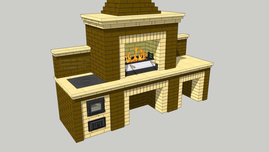 Барбекю комплекс Эльба