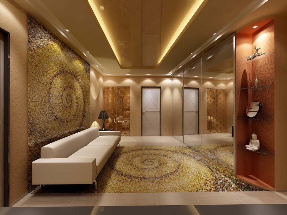 Декор вокруг зеркала