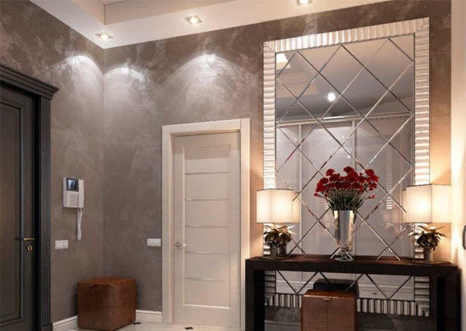 Декоративная штукатурка в Холл