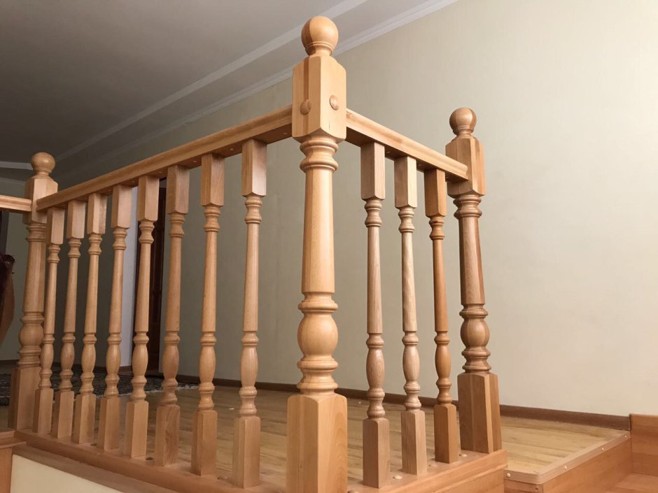 Ограждение террасы из дерева