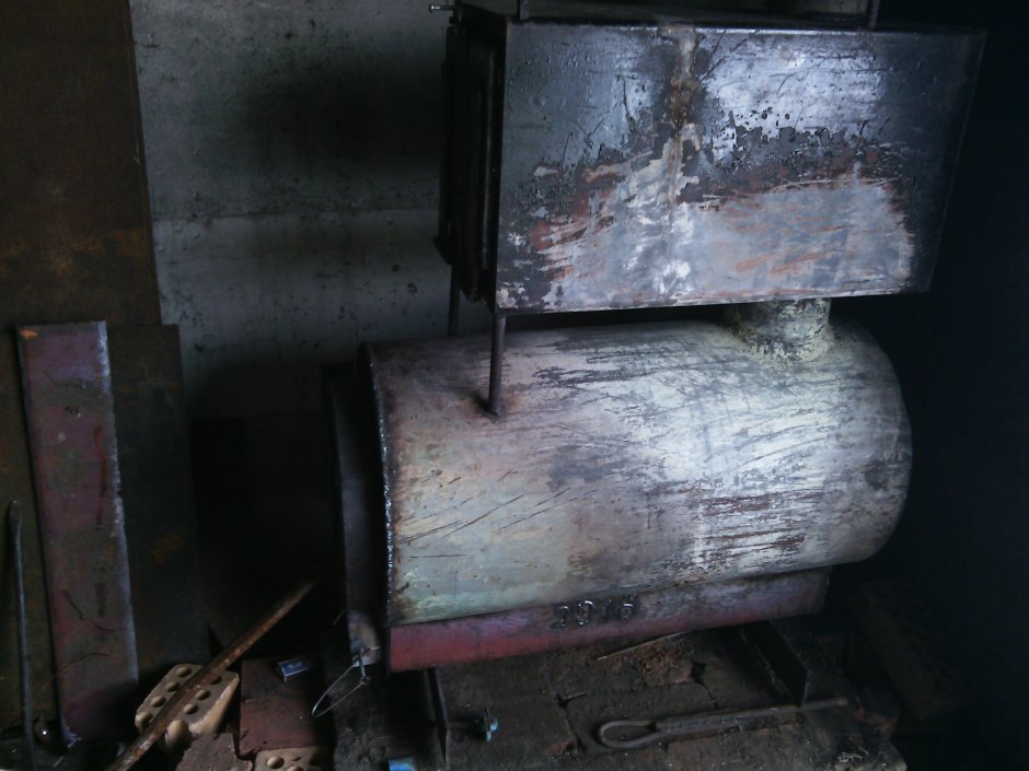 Буржуйка пов 257 с воздушным теплообменником