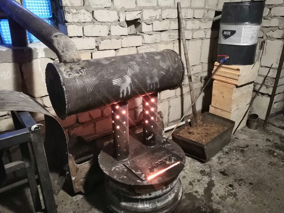 Печь для гаража