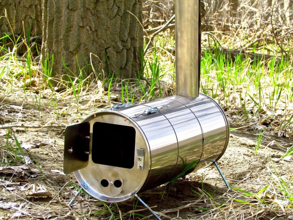 Буржуйка длительного горения для теплицы