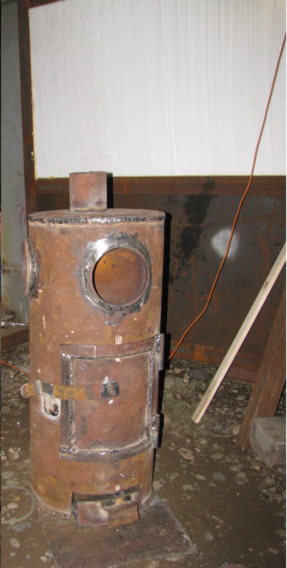 Буржуйка из 426 трубы