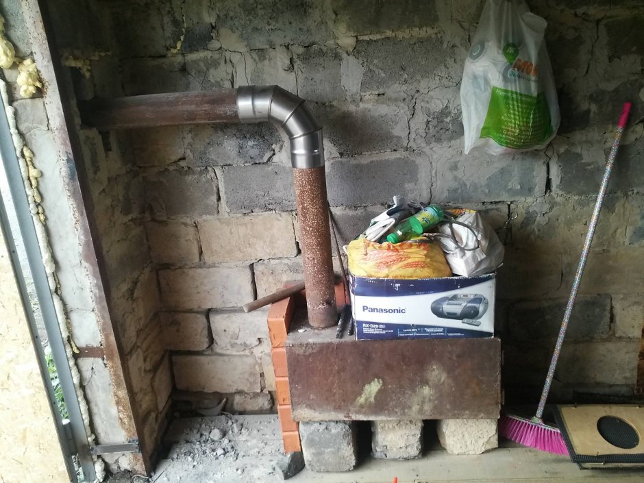 Буржуйка пиролизного горения