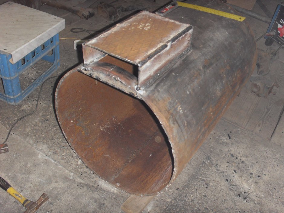 Печь длительного горения из трубы на 500