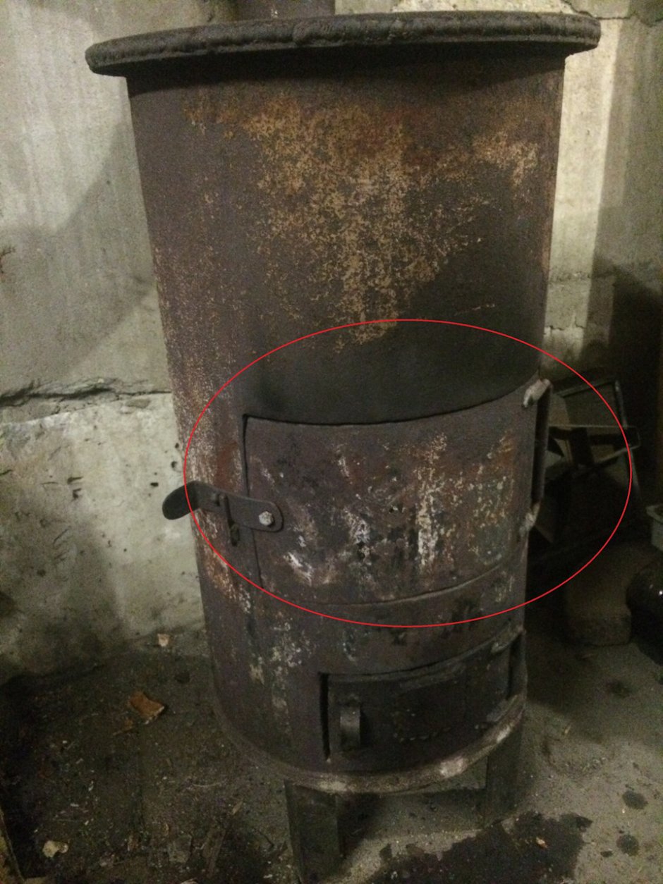 Дверца для буржуйки