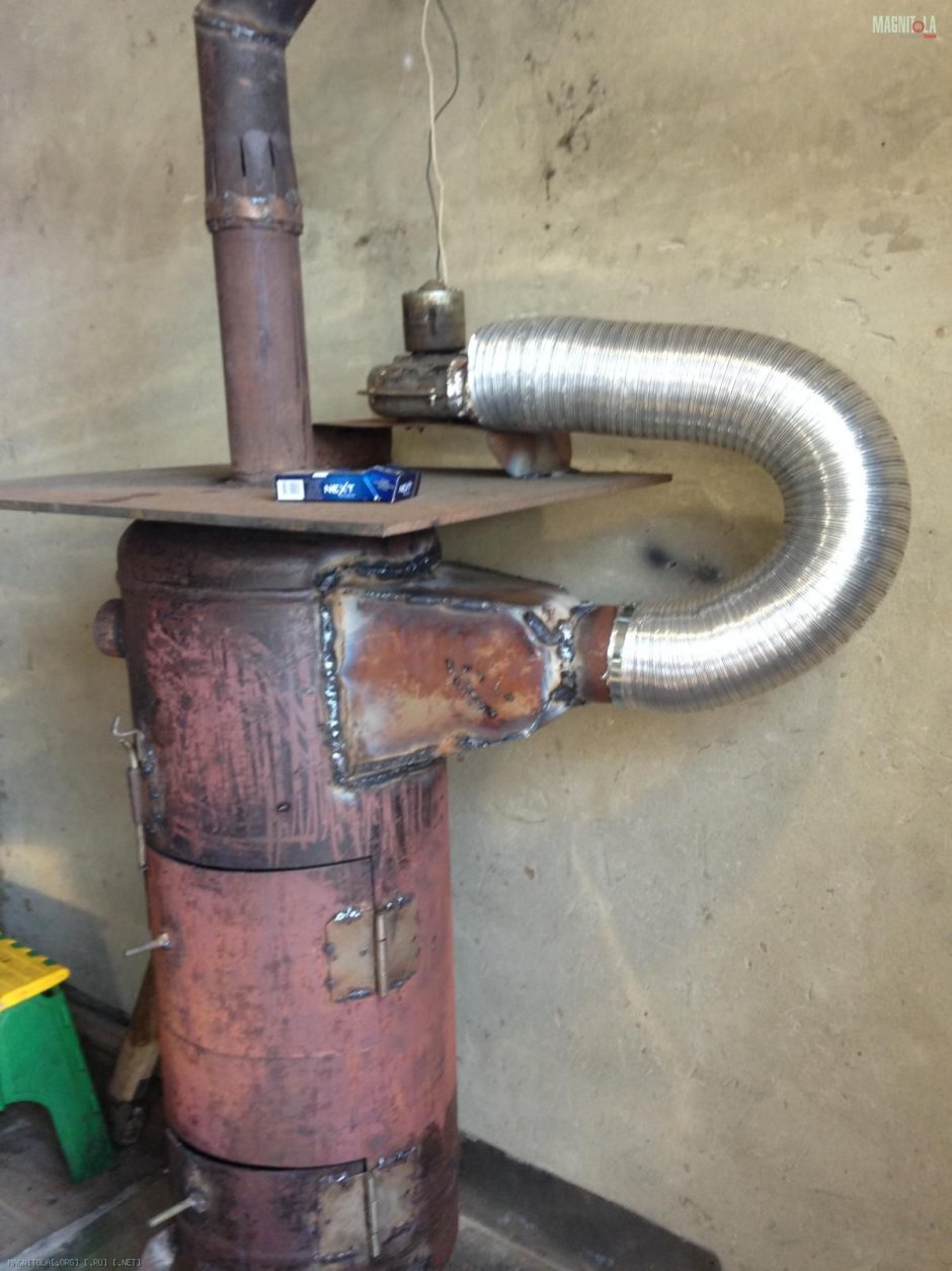 Буржуйка пов 257 с воздушным теплообменником