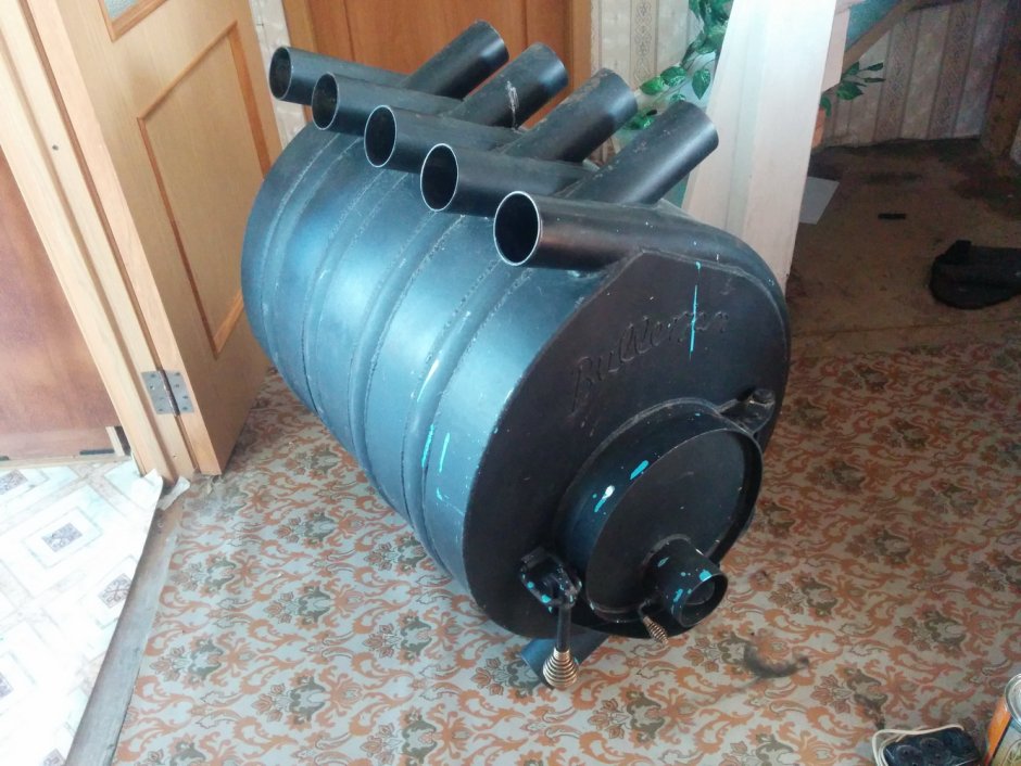Печка с газового баллона в гараж