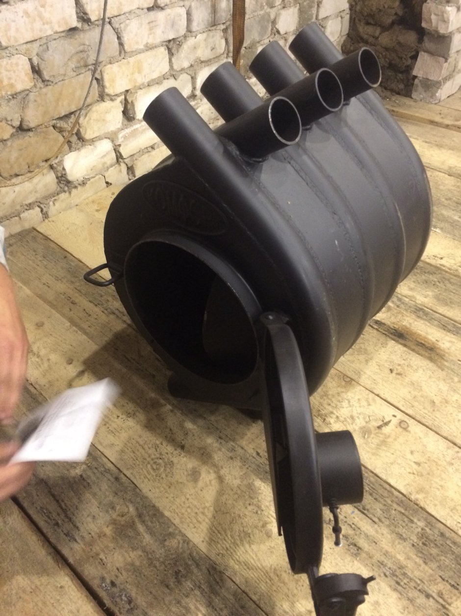 Буржуйка армейская горизонтальный дымоход