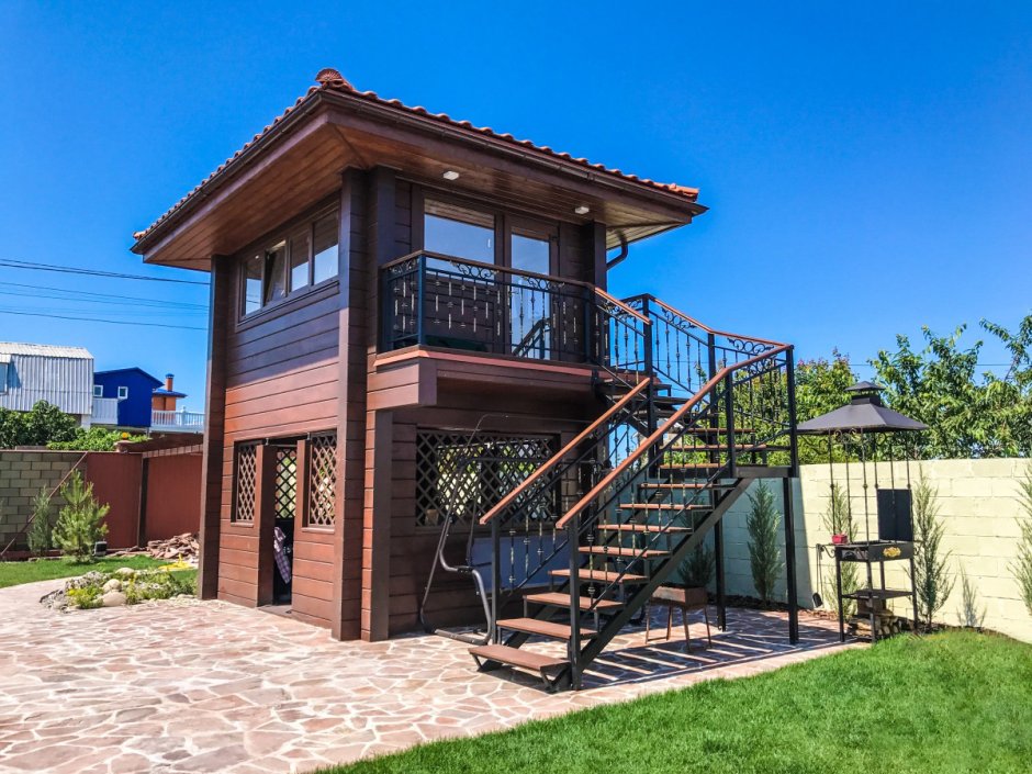 Минибеседка деревянная комплект Агро 57х215х220см ka2572