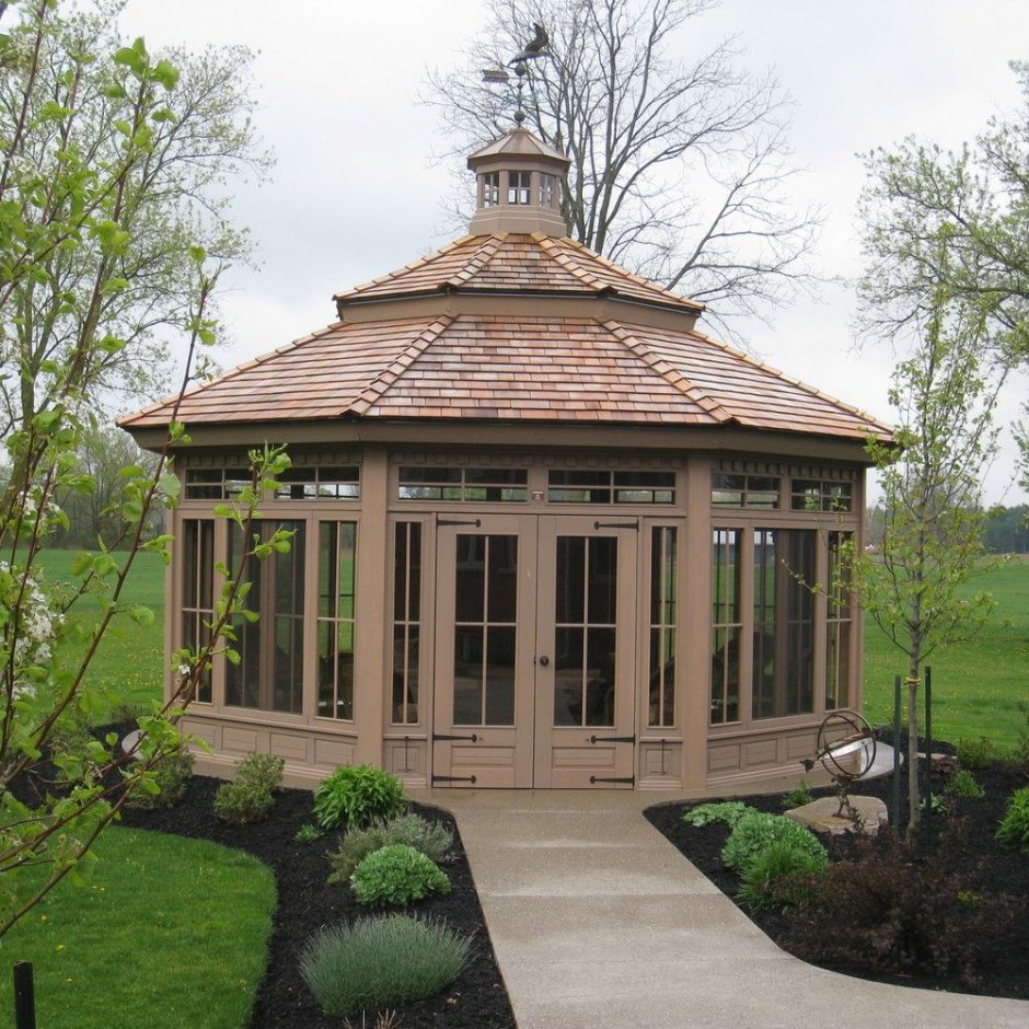 Двухъярусная беседка