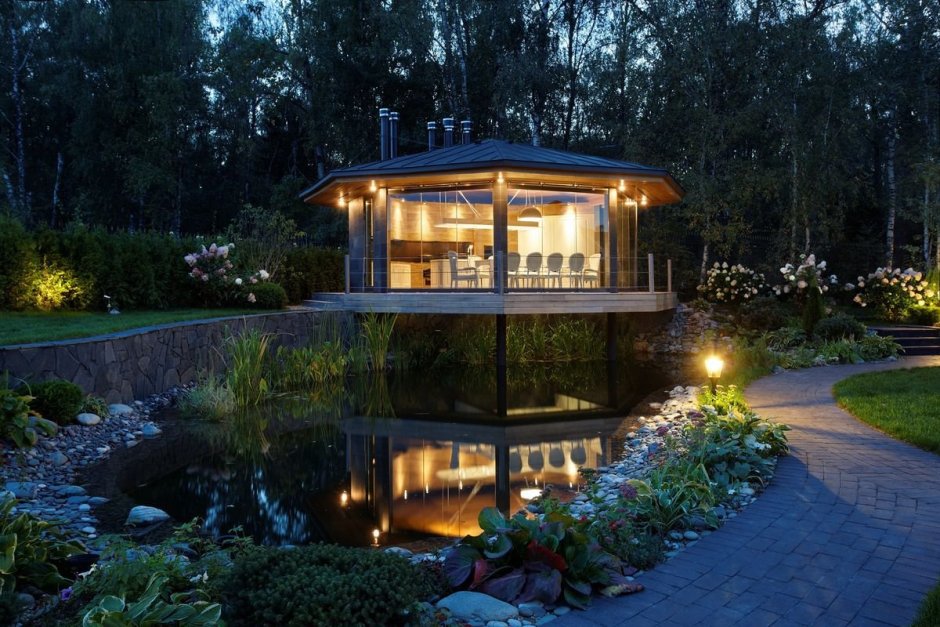 Беседка без фона