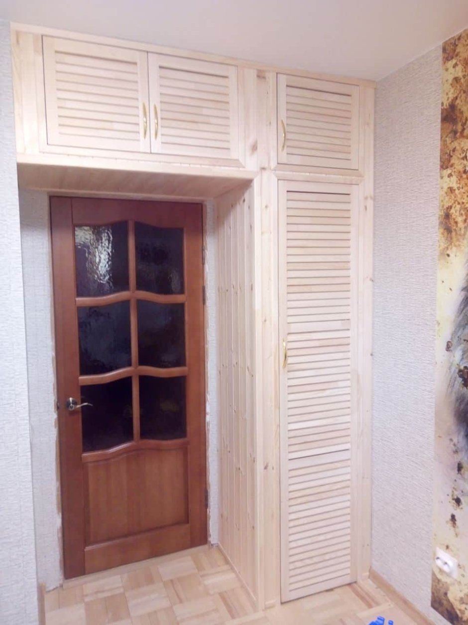 Самодельная дверь в парилку