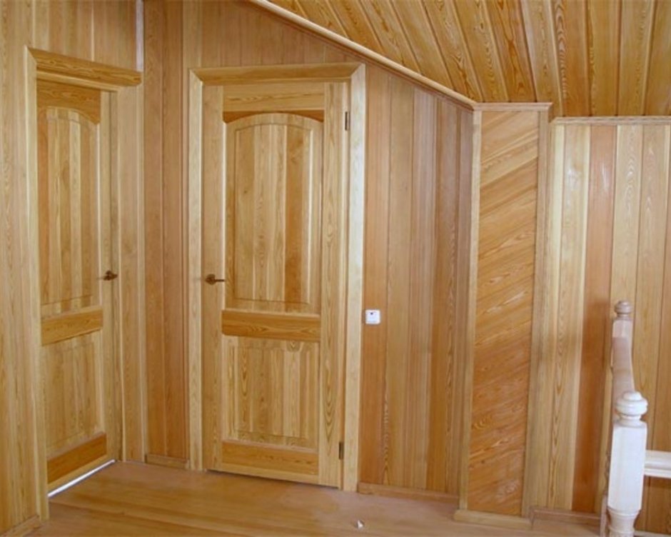 Отделка деревянной вагонкой
