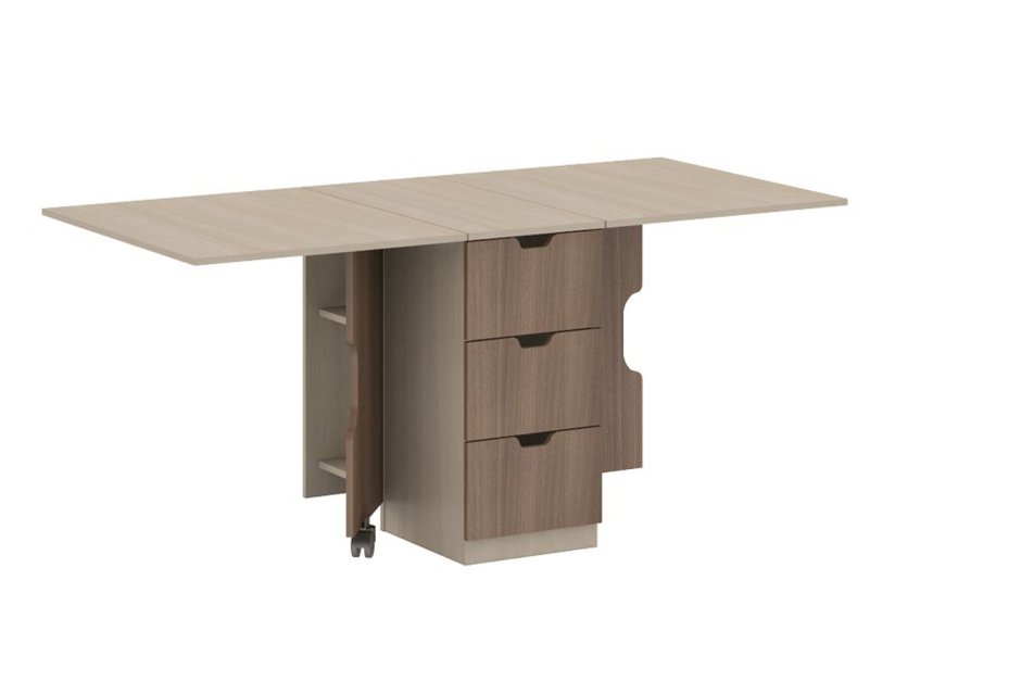 Стол-книжка Вентал арт Венеция прямоугольный дуб сонома