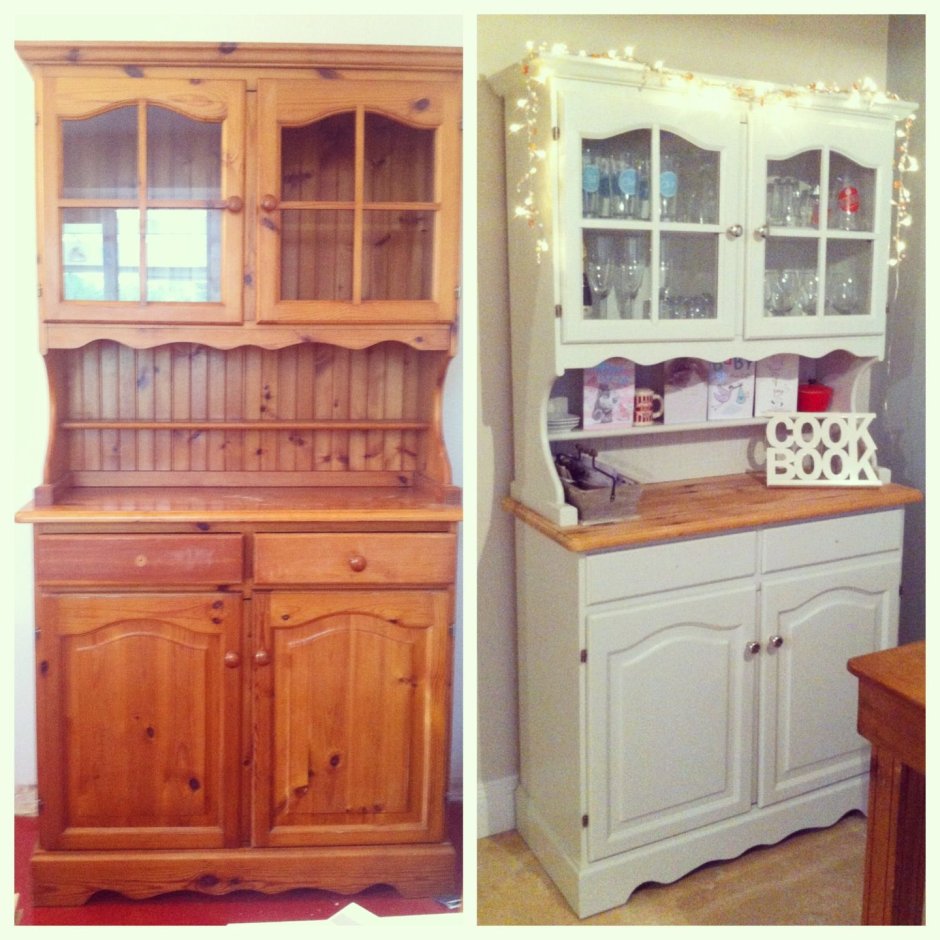 Переделка серванта с двумя створками