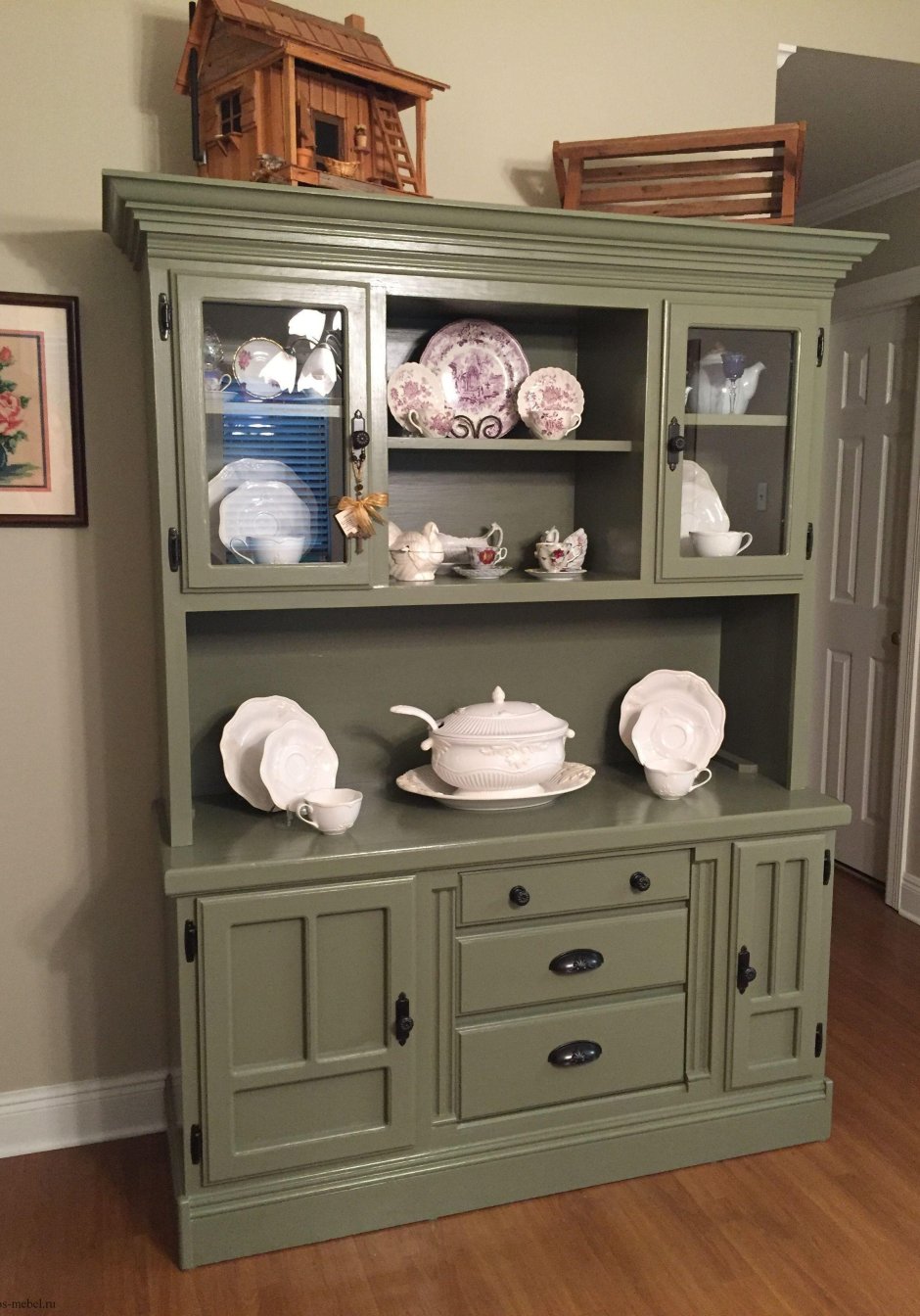 Перекраска серванта