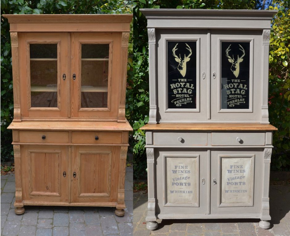 Крашеный сервант