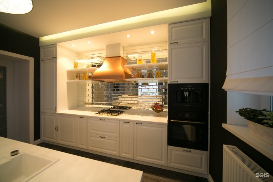 Короб на кухне из гипсокартона