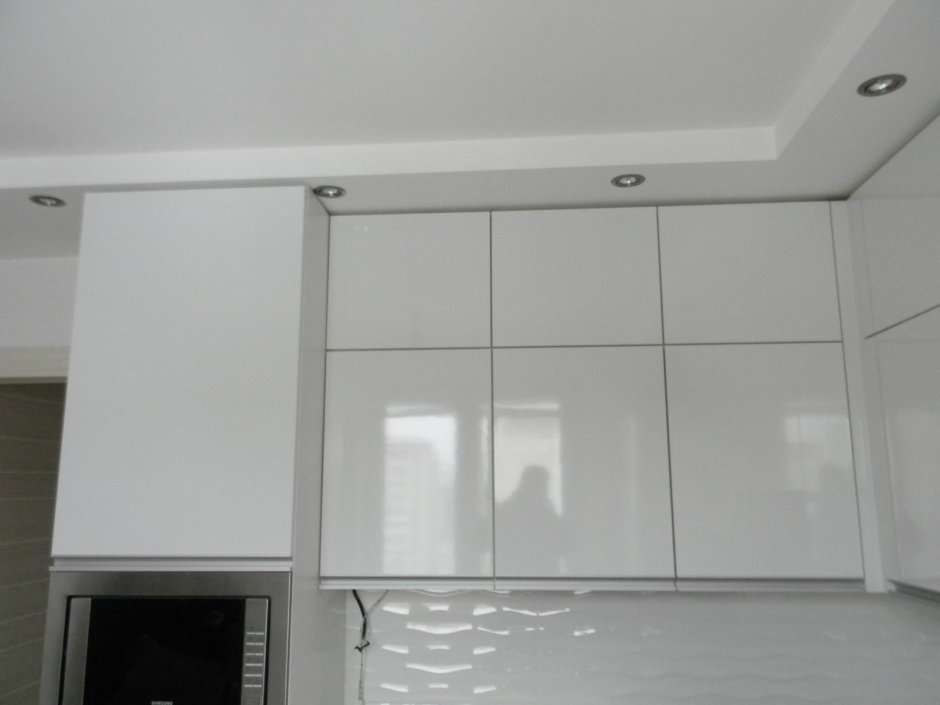 Короб на кухне из гипсокартона