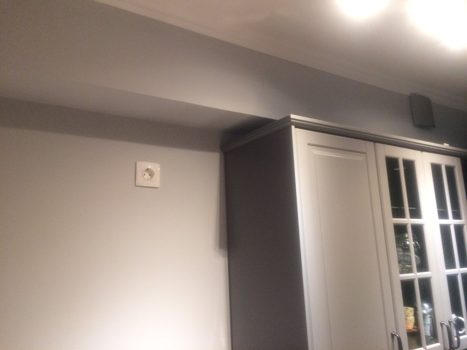 Короб на кухне из гипсокартона