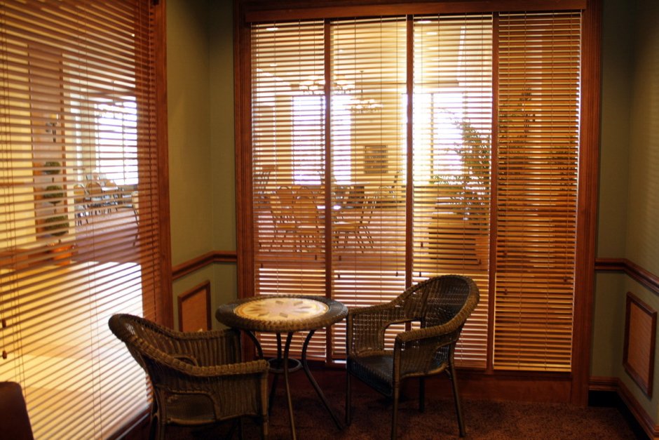 Деревянные шторы на окна