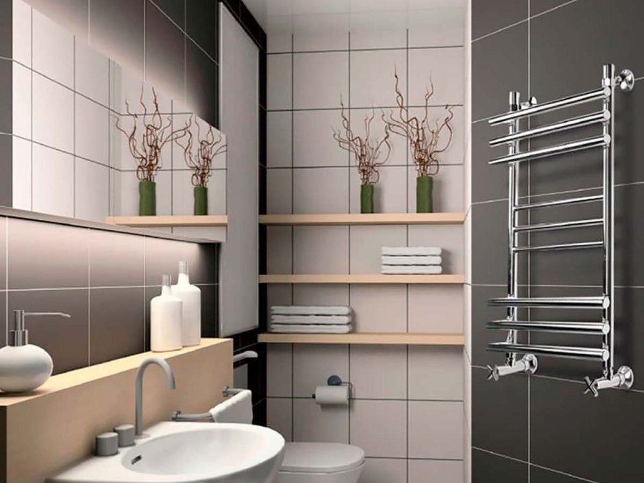 Полотенцесушитель в ванной