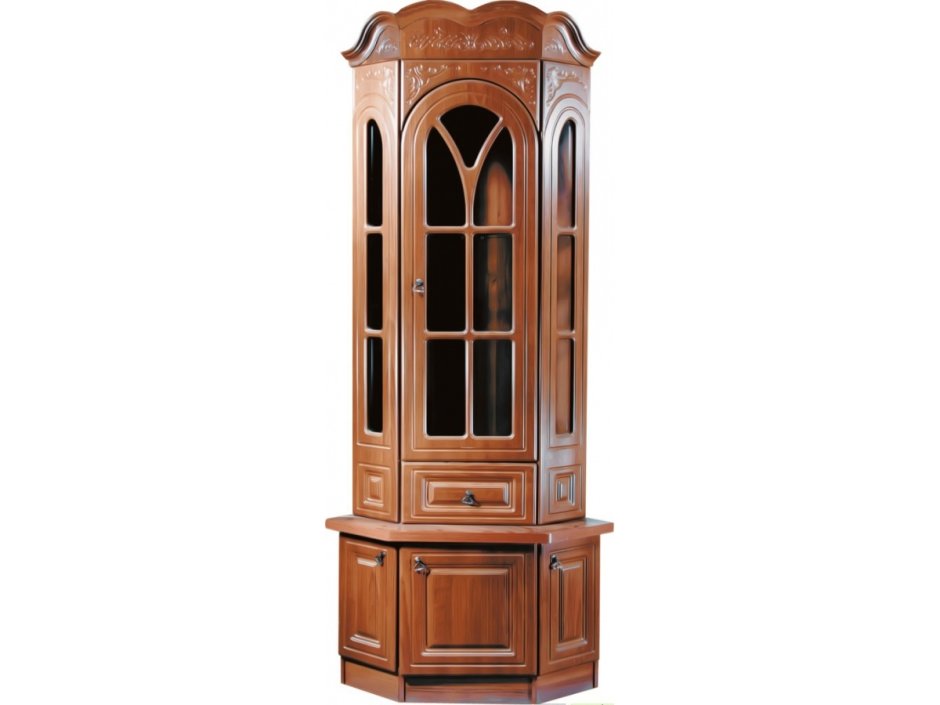 Угловой шкаф бар