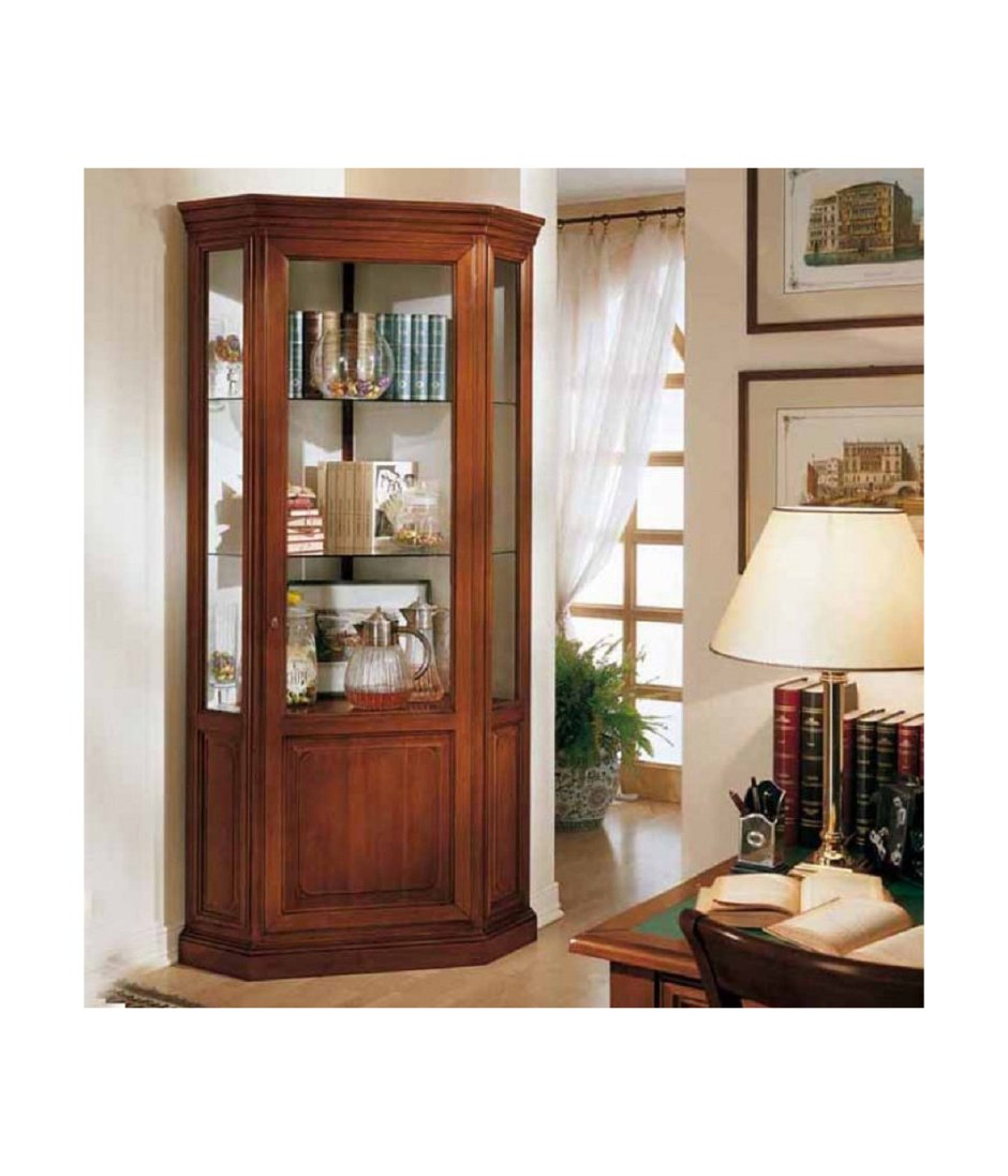 Угловой сервант с широкой тумбой Беларусь